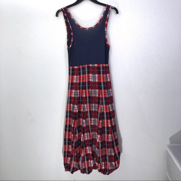 MCQ Alexander McQueen Plaid Textured Bubble Dress - Picture 3 of 8